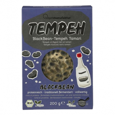 VEG tempeh di fagioli neri al tamari (200gr)